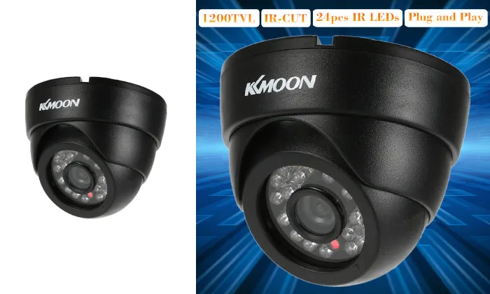 1200TVL Surveillance Camera Security CCTV Indoor Night Vision 1/3 In CMOS IR-CUT NTSC System