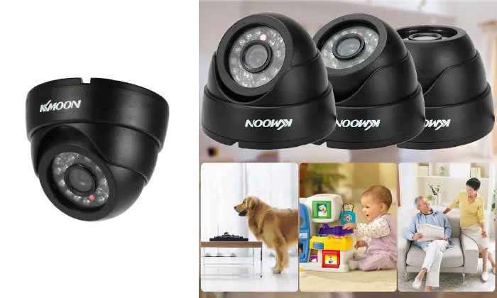 1200TVL Surveillance Camera Security CCTV Indoor Night Vision 1/3 In CMOS IR-CUT NTSC System