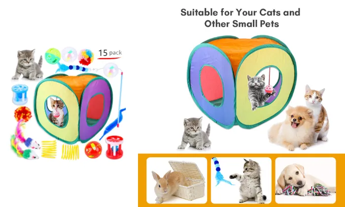 15 Piece Kitten Toys