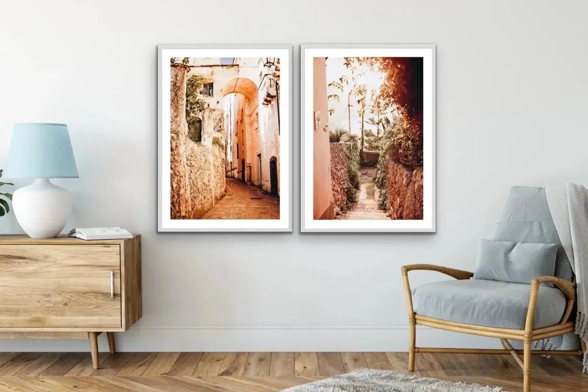 Amalfi - Two Piece Ravello Italy Photographic Print Set