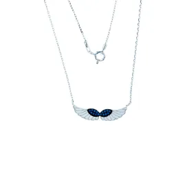 Angel Wing Necklace (Silver)