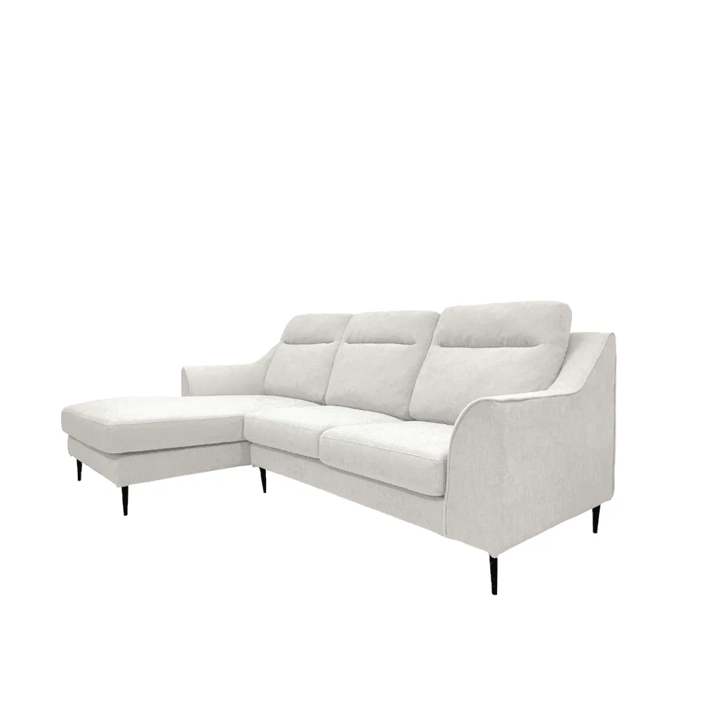 Archie 3 Seater L-Shape Fabric Sofa by Zest Livings