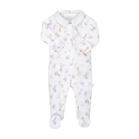 Baby Sleeper Onsie - 0-3 Mos - Zoo Animals - LTW-BG009