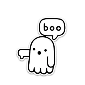 Boo Reflective Sticker