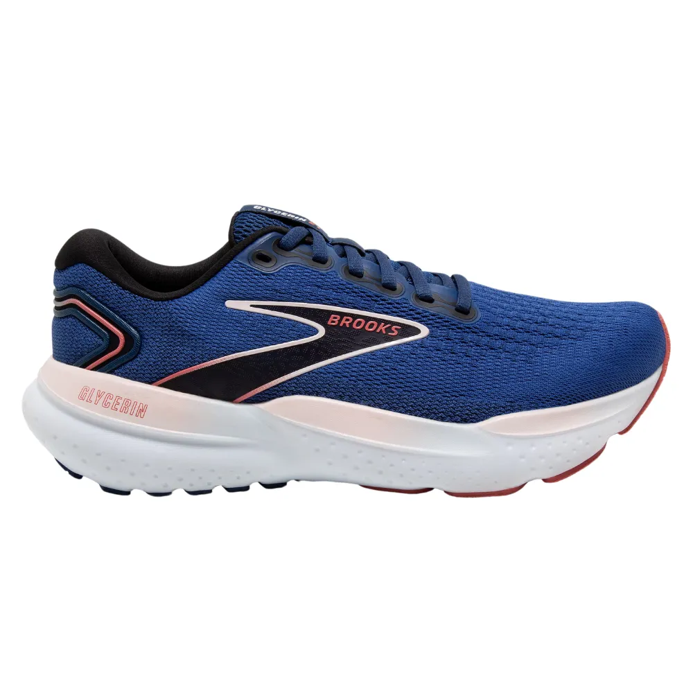 Brooks Glycerin GTS 21 Blue/Icy Pink/Rose Running Shoe (Women's)