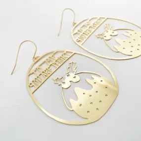 Chrissy Pudding Earrings - Gold