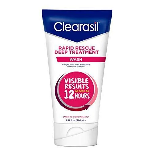 Clearasil Ultra Rapid Action Daily Face Wash Acne Treatment