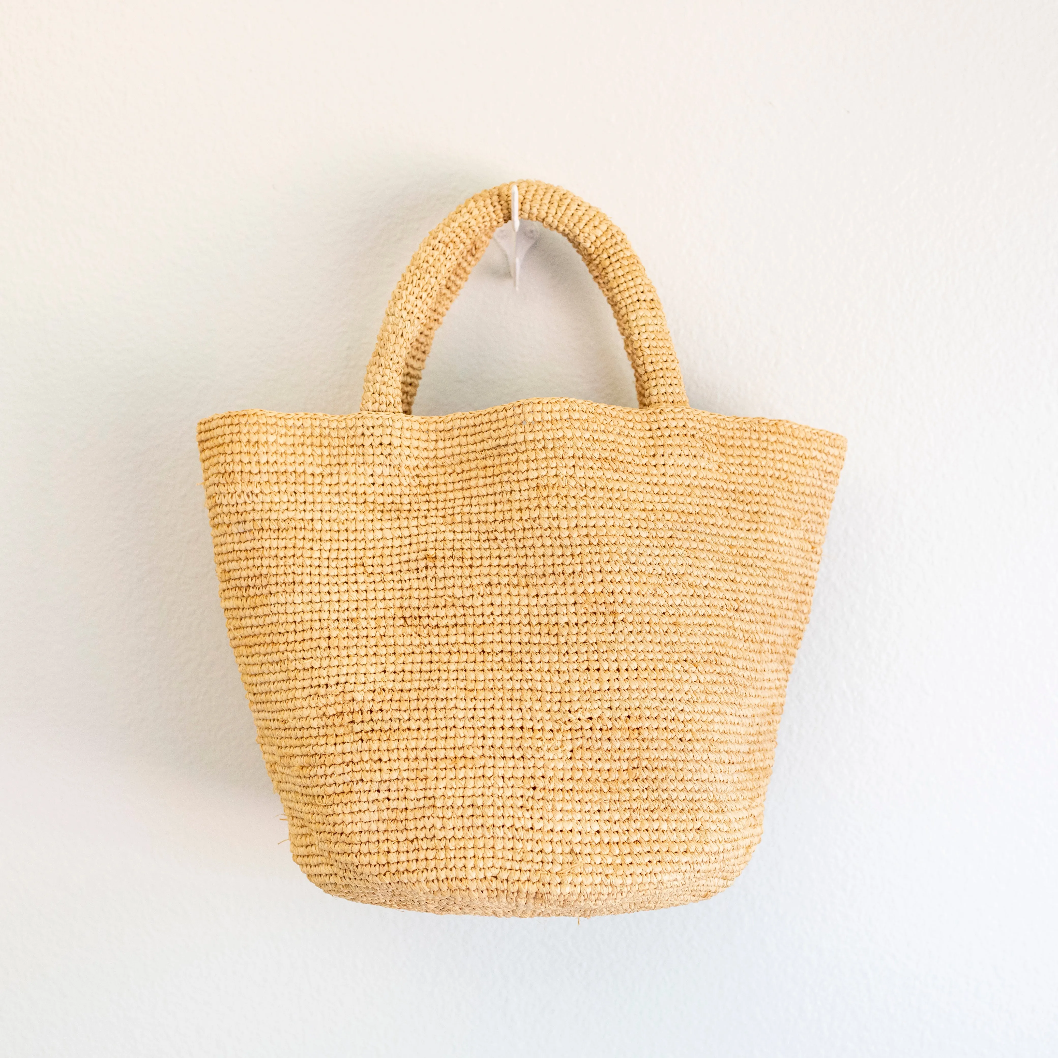 Elena Handbags Summer Fashion Raffia Basket Bag