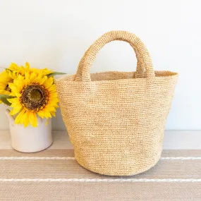 Elena Handbags Summer Fashion Raffia Basket Bag