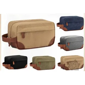 European retro men's toiletry bag