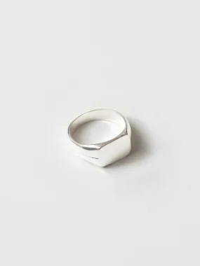 Gino Signet Ring in Sterling Silver