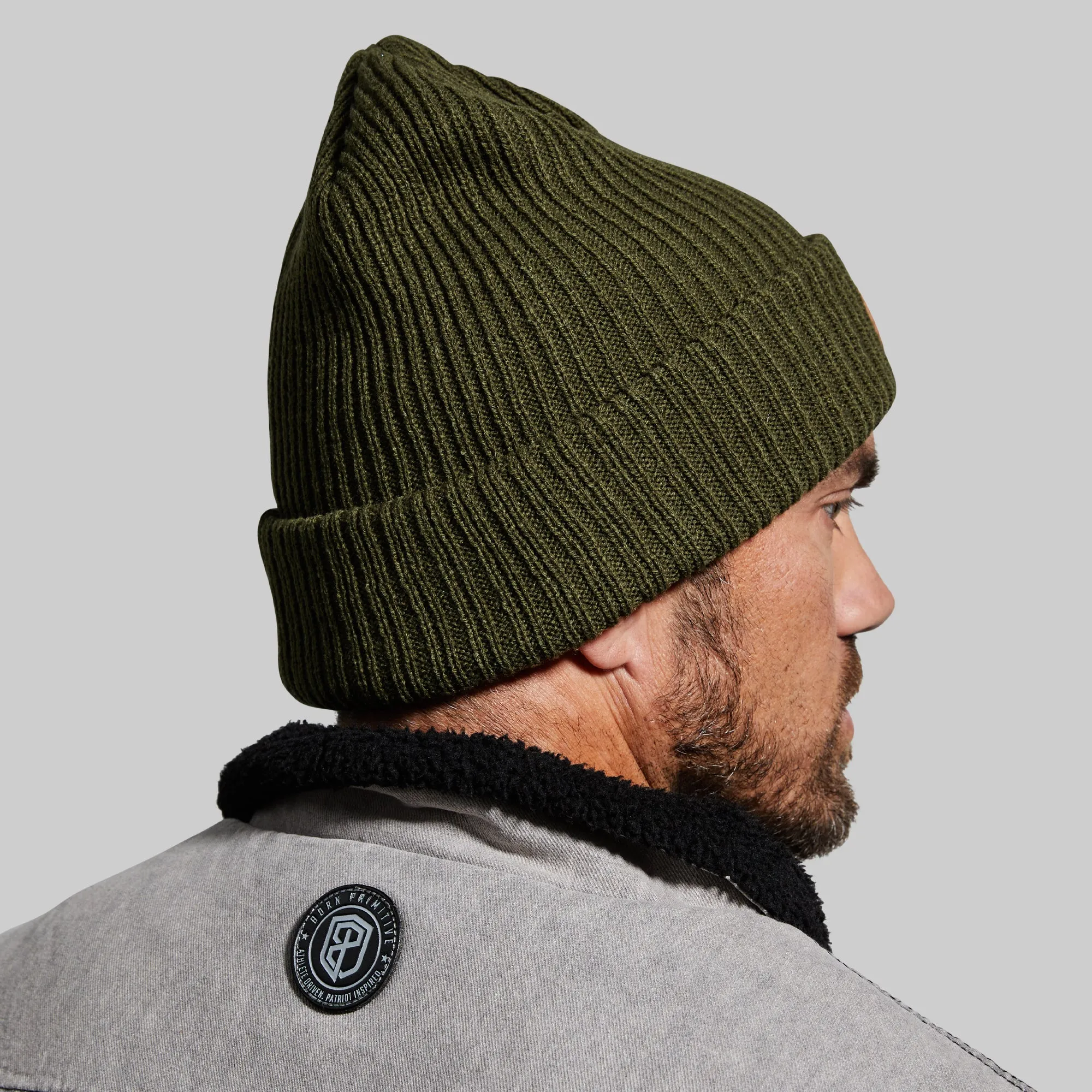 Heritage Knit Beanie (Tactical Green)