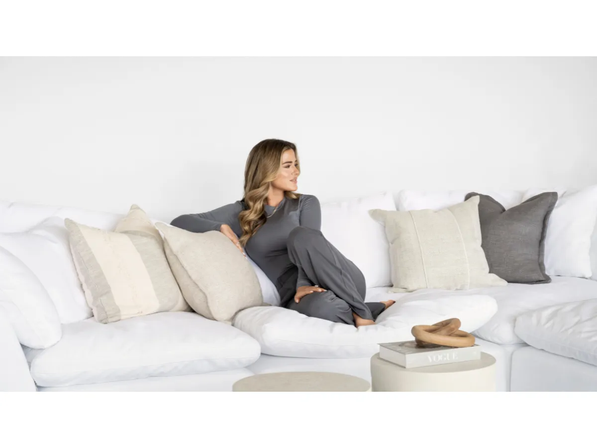 JoJo Fletcher Luxe Feather and Down 3-pc Sofa