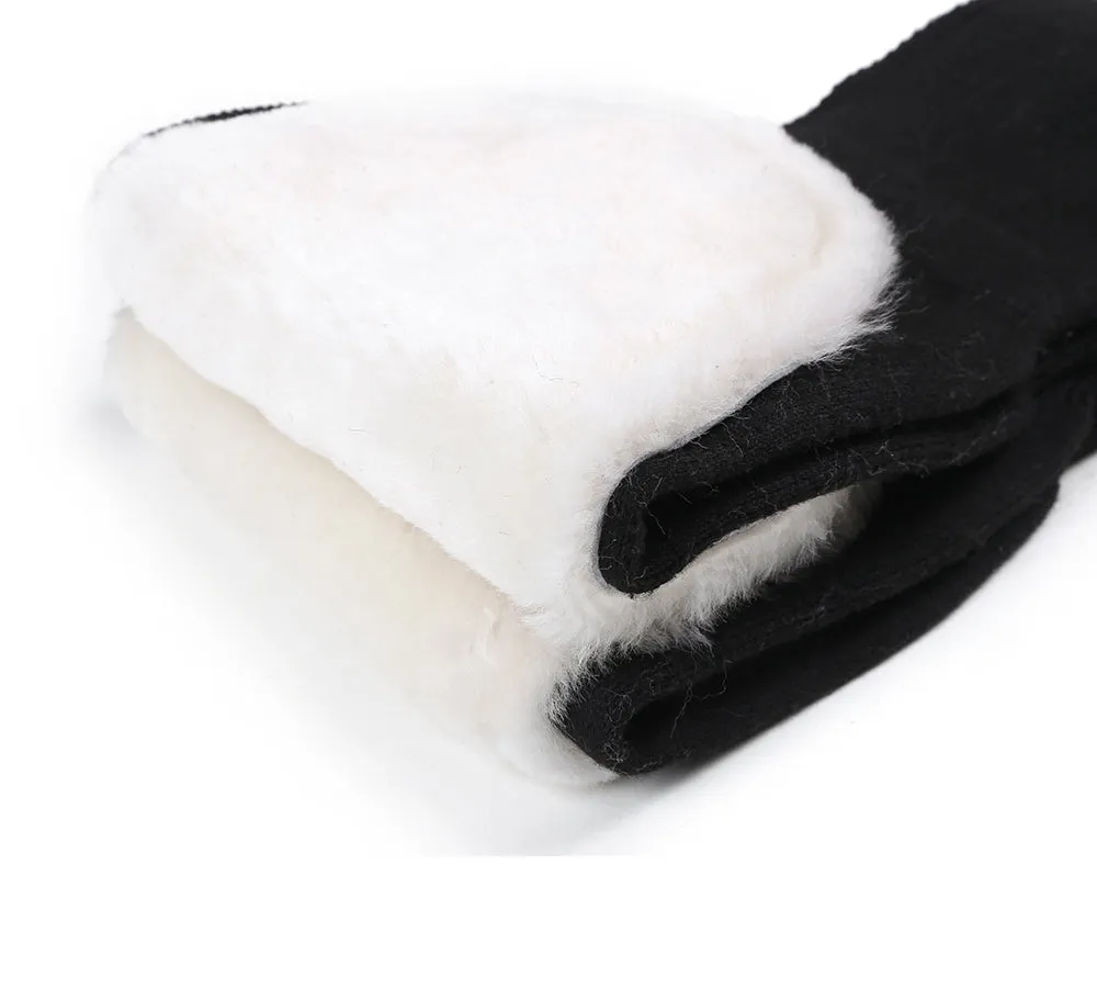 Knee Warmer Australia Premium Sheepskin Pad Cross Strap