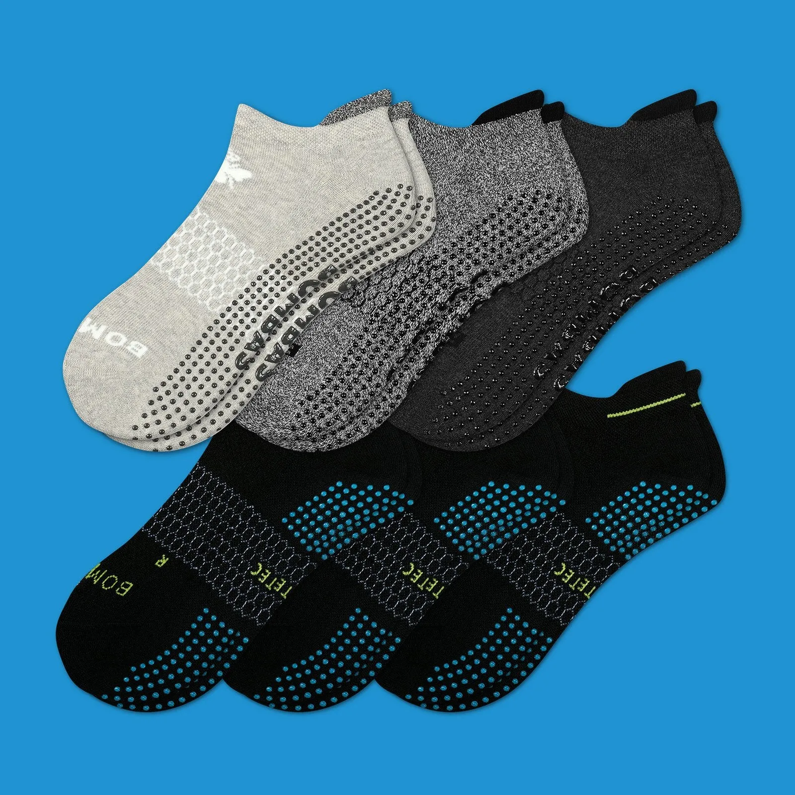 Men's Gripper Ankle Sock 6-Pack