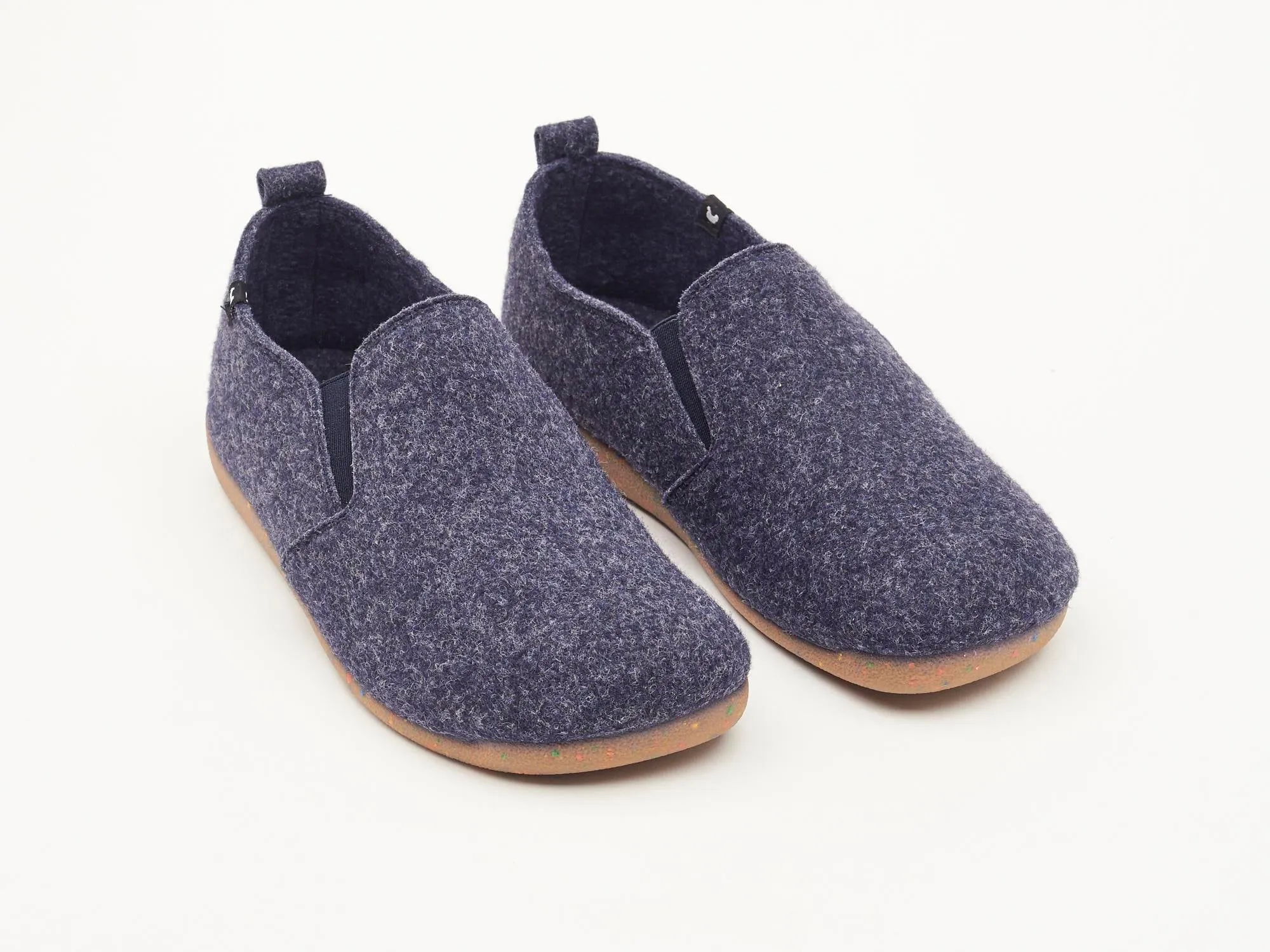 Pet soft eco felt slippers with rubber soles