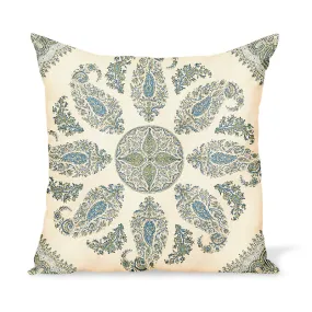 Peter Dunham Textiles Samarkand in Blue/Green Pillow