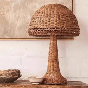 Rattan Table Lamp