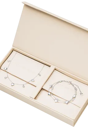 Shining Heart Gift Box Silver