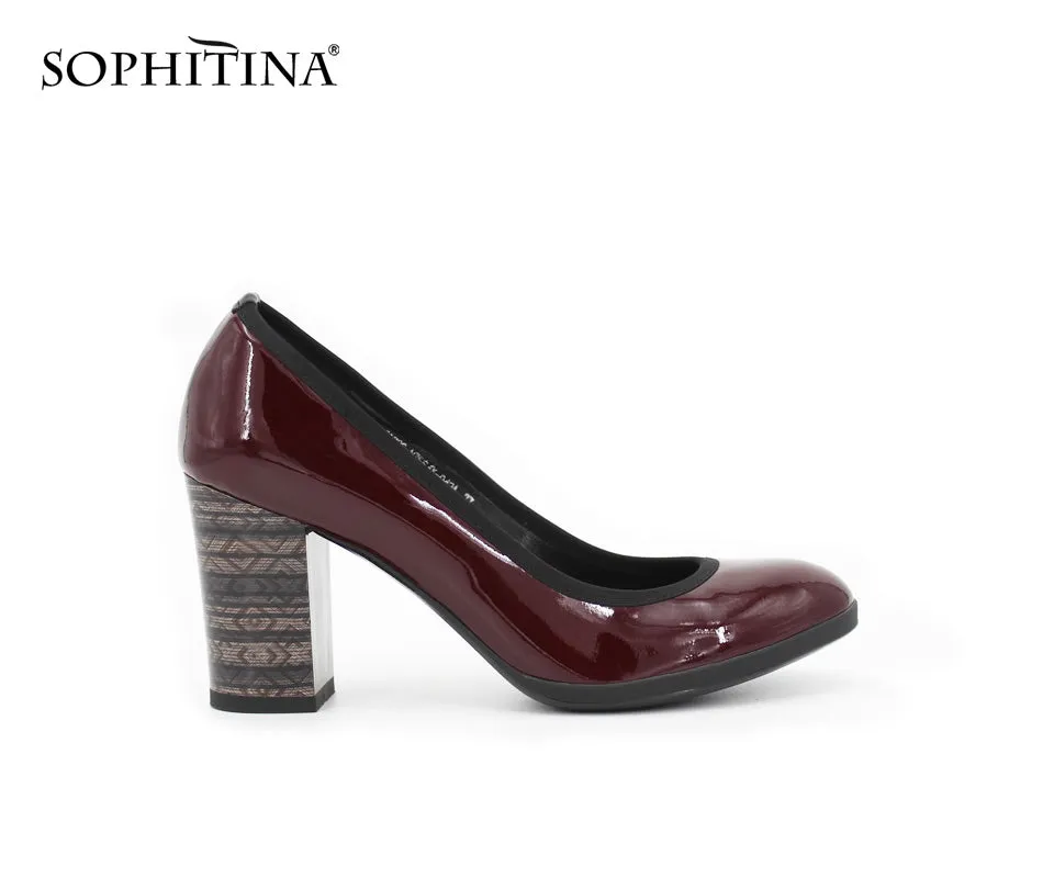 SOPHITINA Genuine Leather Highheels